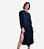 Vestido Chemise longo com fenda lateral - Imagem 1