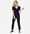 T-Shirt Jeans com pesponto no decote - Imagem 1