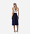 Saia Midi Jeans Malha Denim - Imagem 3