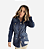 Parka Jeans Malha - Imagem 1