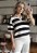 Blusa de Tricô Roma Gola Polo Listrada - Imagem 3