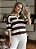 Blusa de Tricô Roma Gola Polo Listrada - Imagem 4