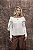 Blusa de Tricô Elisa com Pala no Ombro - Imagem 1