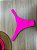 CALCINHA BIQUINI FITA FIO DUPLO NA COR PINK NEON | REF 509D - Imagem 2