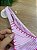 CALCINHA BIQUINI FITA FIO DUPLO NA COR ROSA COM DETALHE EM CROCHÊ PINK | REF 5091D - Imagem 1