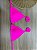 TOP BIQUINI CORTININHA NA COR PINK NEON | REF 404D - Imagem 2