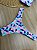 CALCINHA BIQUINI ASA DELTA FIO DUPLO ESTAMPA GEOMETRICA | REF. 307EC - Imagem 1