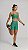 SHORTS COM BOLSO FITNES NA COR VERDE | REF500V - Imagem 3