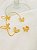 Brinco Earcuff Borboletas com um Brinco Pequeno - Imagem 3