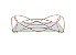 Bandeja Espelhada Hara de Alta Durabilidade Aço Inox - Modelo Isabela 25x15 cm Cor Rosé - Imagem 1