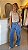 CALÇA JEANS CARGO - Imagem 1