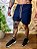 SHORTS MASCULINO AZUL TACTEL COM ELASTANO-SUMMER - Imagem 3