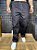 CALÇA MASCULINA-CARGO-BOLSO LATERAL-CORDÃO-STREET-PRETO E BRANCO- - Imagem 2