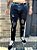 CALÇA PRETA MASCULINA JEANS SKINNY-CITY DENIM-DESTROYED - Imagem 2