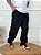 CALÇA MASCULINA PRETA-BALÃO-CARGO-BOLSO LATERAL STREET- - Imagem 1