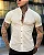 CAMISA LINHO OFFWHITE MANGA CURTA-GOLA PADRE - Imagem 1