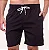 SHORTS MASCULINO PRETO COM ELASTANO-SUMMER - Imagem 1