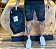 BERMUDA MASCULINA JOGADOR-SKINNY-CITY DENIM-DESTROYED - Imagem 1