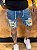 BERMUDA MASCULINA JOGADOR-CITY DENIM-DESTROYED - Imagem 1