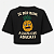 CROPPED OVERSIZED PRETA-AFTER-ABACAXI - Imagem 1
