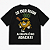 CAMISETA ABACAXI OVERSIZED SE DER RUIM PRETA - Imagem 1