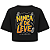 CROPPED OVERSIZED NUNCA É DE LEVE - Imagem 1