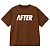 CAMISETA AFTER OVERSIZED MARROM VIBEZ - Imagem 1