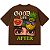 CAMISETA OVERSIZED MARROM AFTER ABACAXI GOOD LIFE - Imagem 1