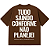 CAMISETA OVERSIZED MARROM AFTER TUDO SAINDO - Imagem 1