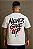 CAMISETA OVERSIZED BRANCA AFTER NEVER GIVE UP - Imagem 3