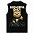REGATA OVERSIZED PRETA HIGH TED - Imagem 1