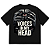 CAMISETA OVERSIZED PRETA VOICES IN MY HEAD - Imagem 1