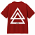 CAMISETA OVERSIZED TRIANGLE VERMELHA - Imagem 1