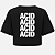 CROPPED OVERSIZED ACID ACID ACID AFTER - Imagem 1