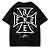 CAMISETA OVERSIZED PRETA GHOTIC - Imagem 1
