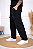 CALÇA CARGO PRETA UNISSEX BOLSO LATERAL STREET SARJA - Imagem 2