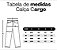 CALÇA CARGO CONTRASTE UNISSEX BOLSO LATERAL STREET SARJA - Imagem 4