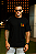 CAMISETA OVERSIZED CAPIVARA ABACAXI PRETA RAVE - Imagem 4