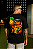 CAMISETA OVERSIZED CAPIVARA ABACAXI PRETA RAVE - Imagem 5