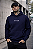 MOLETOM CANGURU AZUL MARINHO UNISSEX AFTER SUNRISE COM CAPUZ BOLSO FRONTAL - Imagem 4