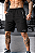 SHORTS MASCULINO PRETO POLIAMIDA AFTER COM ELASTANO E BOLSOS COM ZÍPER TREINO ACADEMIA - Imagem 2