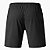 SHORTS MASCULINO PRETO POLIAMIDA AFTER COM ELASTANO E BOLSOS COM ZÍPER TREINO ACADEMIA - Imagem 3