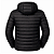 JAQUETA PUFFER BOBOJACO PRETA IMPERMEÁVEL COM CAPUZ REMOVÍVEL - Imagem 4