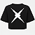 CROPPED OVERSIZED PRETO STAR - Imagem 1