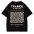 CAMISETA OVERSIZED PRETA TRANCE ALL NIGHT LONG AFTER - Imagem 1