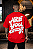 CAMISETA OVERSIZED VERMELHA AFTER ARE YOU CRAZY? - Imagem 4