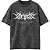 CAMISETA OVERSIZED PRETA ESTONADA TRIBAL - Imagem 1