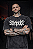 CAMISETA OVERSIZED PRETA ESTONADA TRIBAL - Imagem 3