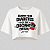 CROPPED OVERSIZED AFTER QUEM TEM DIABETES VAZA QUE P DOCINHO CHEGOU - Imagem 2