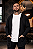 CARDIGAN MASCULINO PRETO LONGO COM CAPUZ E BOLSOS - Imagem 5